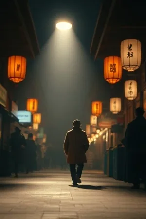 雾港回声：雾中港口仓库的悬疑电影海报