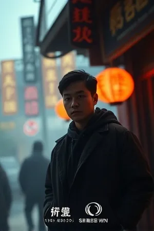 停电之后：整片街区陷入黑暗的夜景